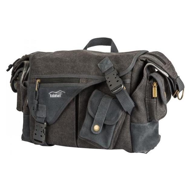 Kalahari KAPAKO K-32 Fototasche, canvas schwarz (Kamera Schultertasche) (440132)