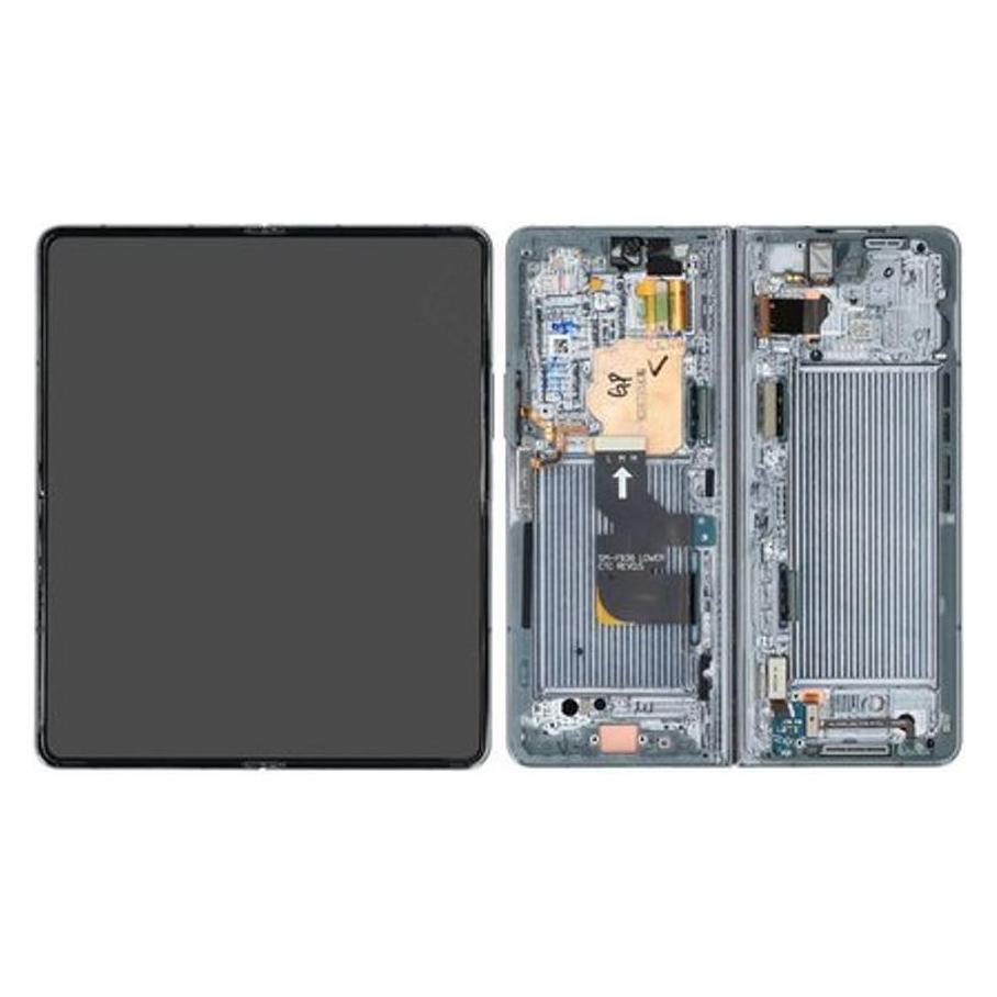 Samsung LCD + Touch + Frame für F936B Z Fold4 - greygreen (GH82-29461B)