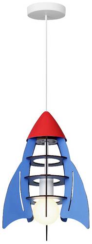Insatech Rakete Pendelleuchte LED E27 Blau