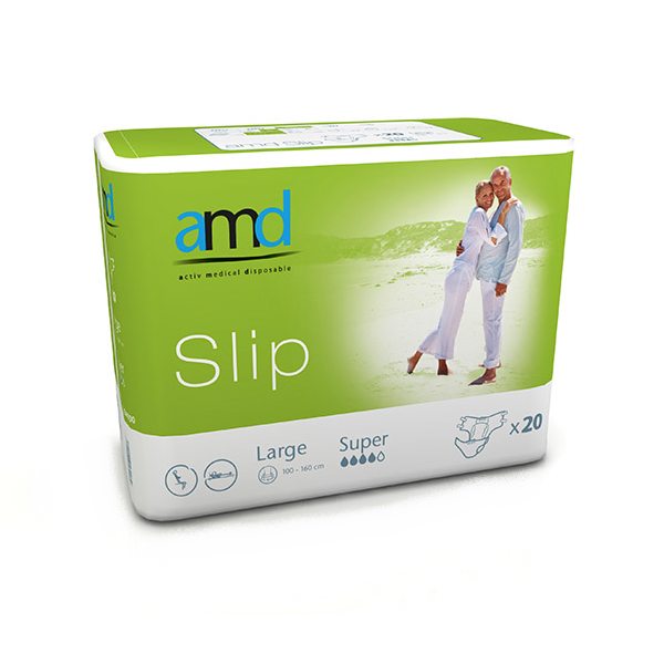 AMD Slip Super Large - 8 paquets de 20 protections