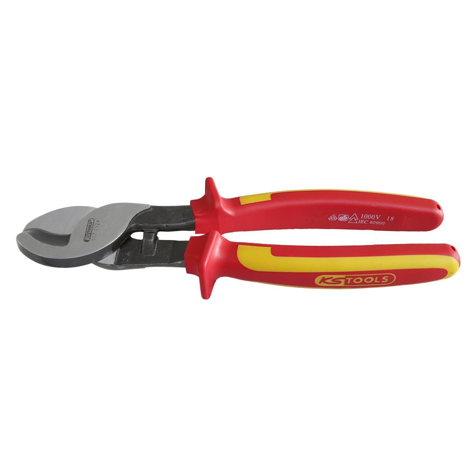 KS Tools ERGOTORQUE VDE Kabelschere, 160mm (165 mm) (117.1122)