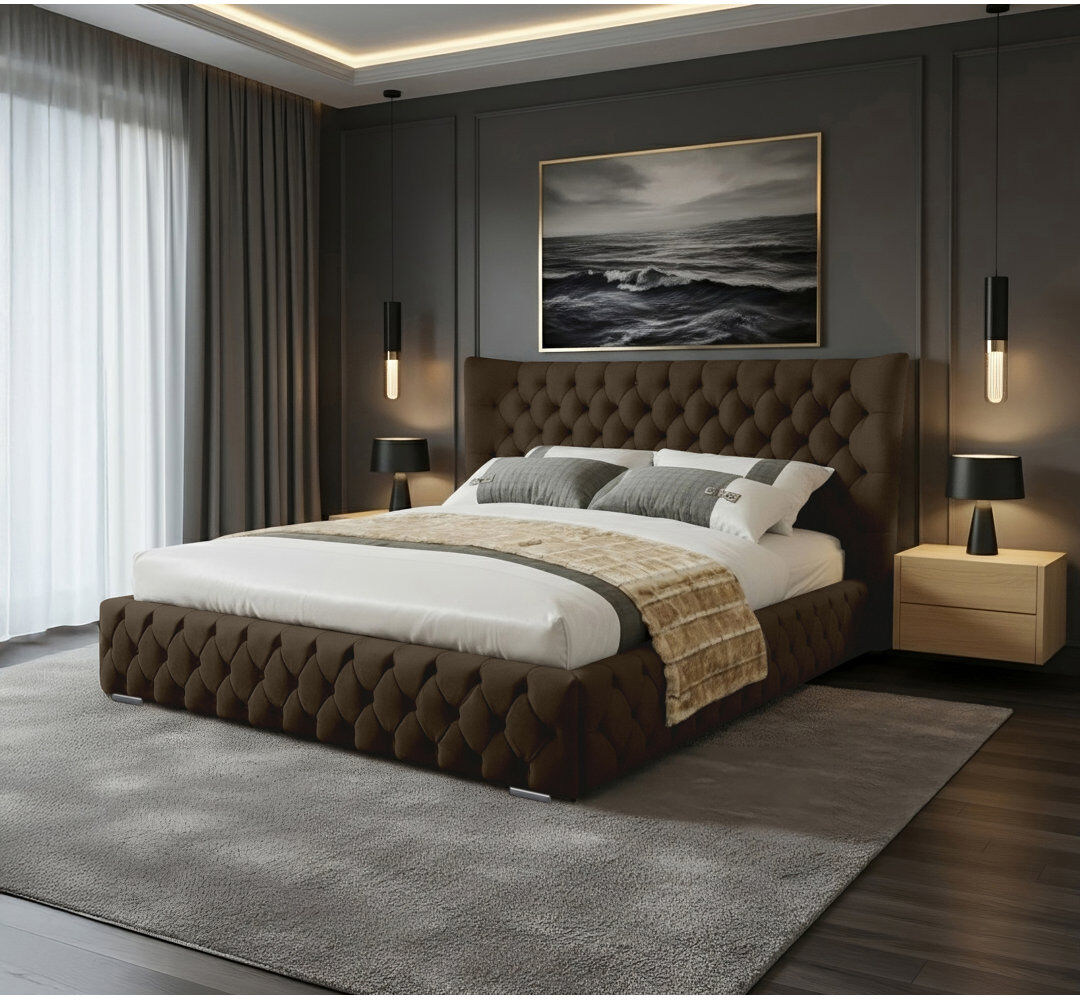 Canora Grey Achilleas Upholstered Bed Mole Single (3')