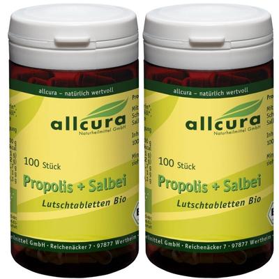 Propolis Salbei Lutschtabletten Bio 2x 2x100 St