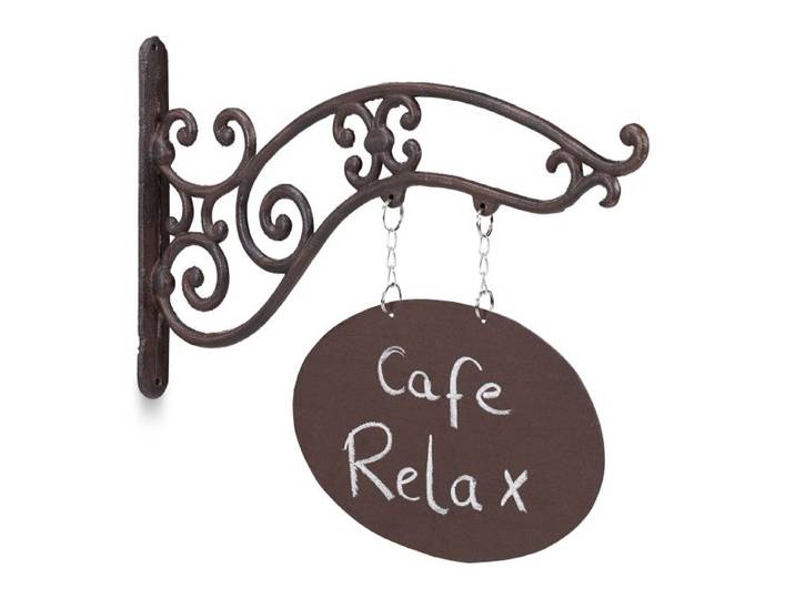 Relaxdays Ladenschild zum Beschriften