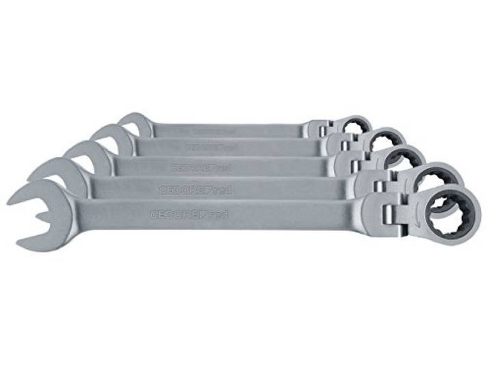 GEDORE R07305005 Kit de clés à fourche et polygonale à cliquet
