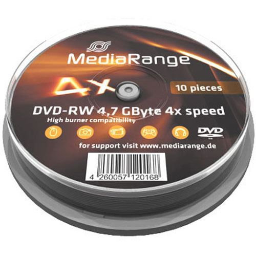 MediaRange DVD-RW 4.7GB 4x (10) CB