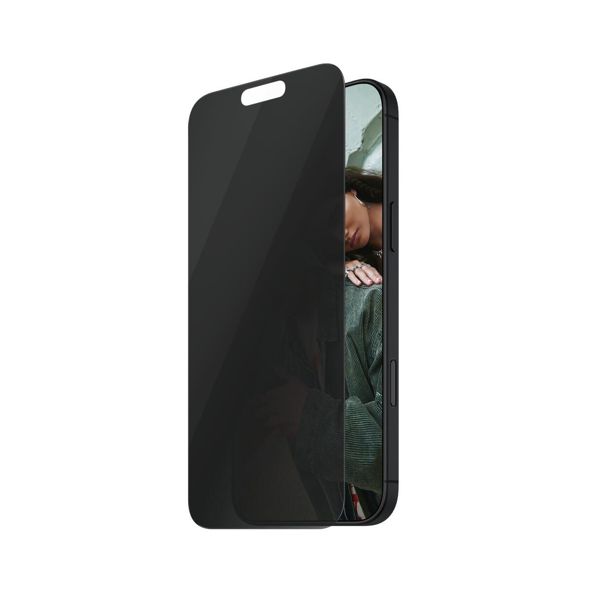 PanzerGlass™ SAFE. by PanzerGlass® Privacy Displayschutz für iPhone 16 Pro - Ultra-Wide Fit SAFEP95876