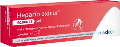 axicorp Pharma GmbH HEPARIN AXICUR 60.000 I.E. Gel 100 g 14052265