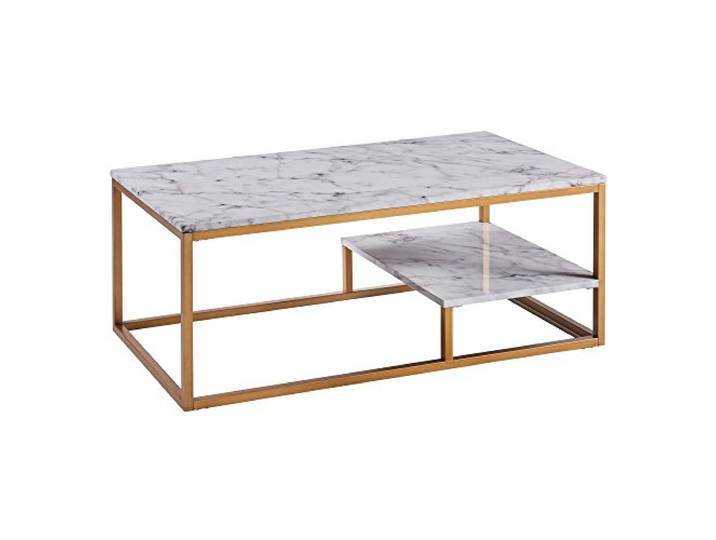 Versanora Marmo Modern Holz Marmoreffekt Couchtisch Wohnzimmer VNF-00036 Wohnzimmer