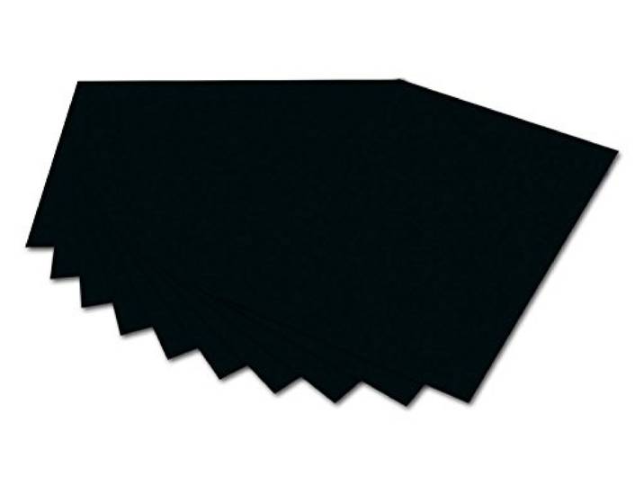 folia - Fotokarton. 50 x 70 cm zwart