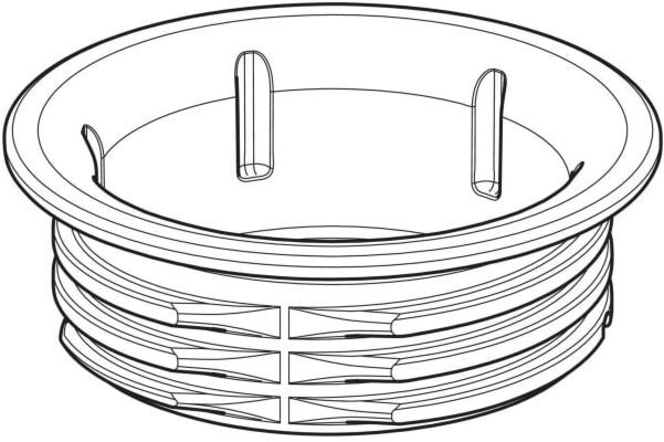 Geberit 244476001 für Bodenbeläge aus PVC