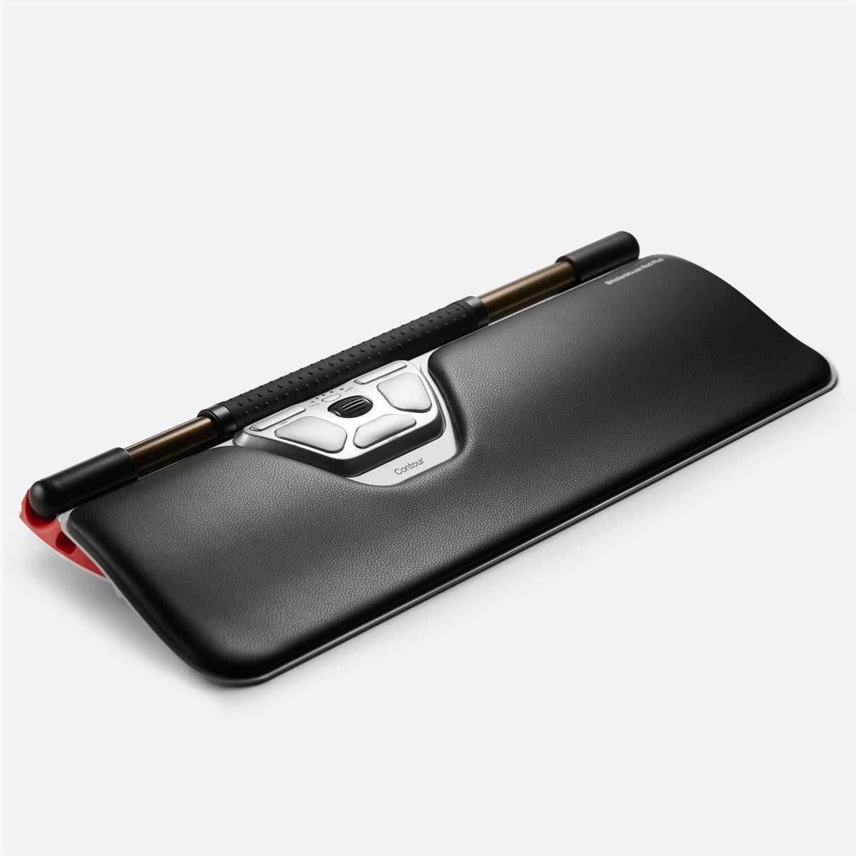 Contour Rollermouse RED Plus bedrade ergonomische muis voor dunne cliënten, zwart/zilver