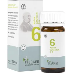 Biochemie Pflüger Nr. 6 Kalium Sulfuricum D 6 100 ST
