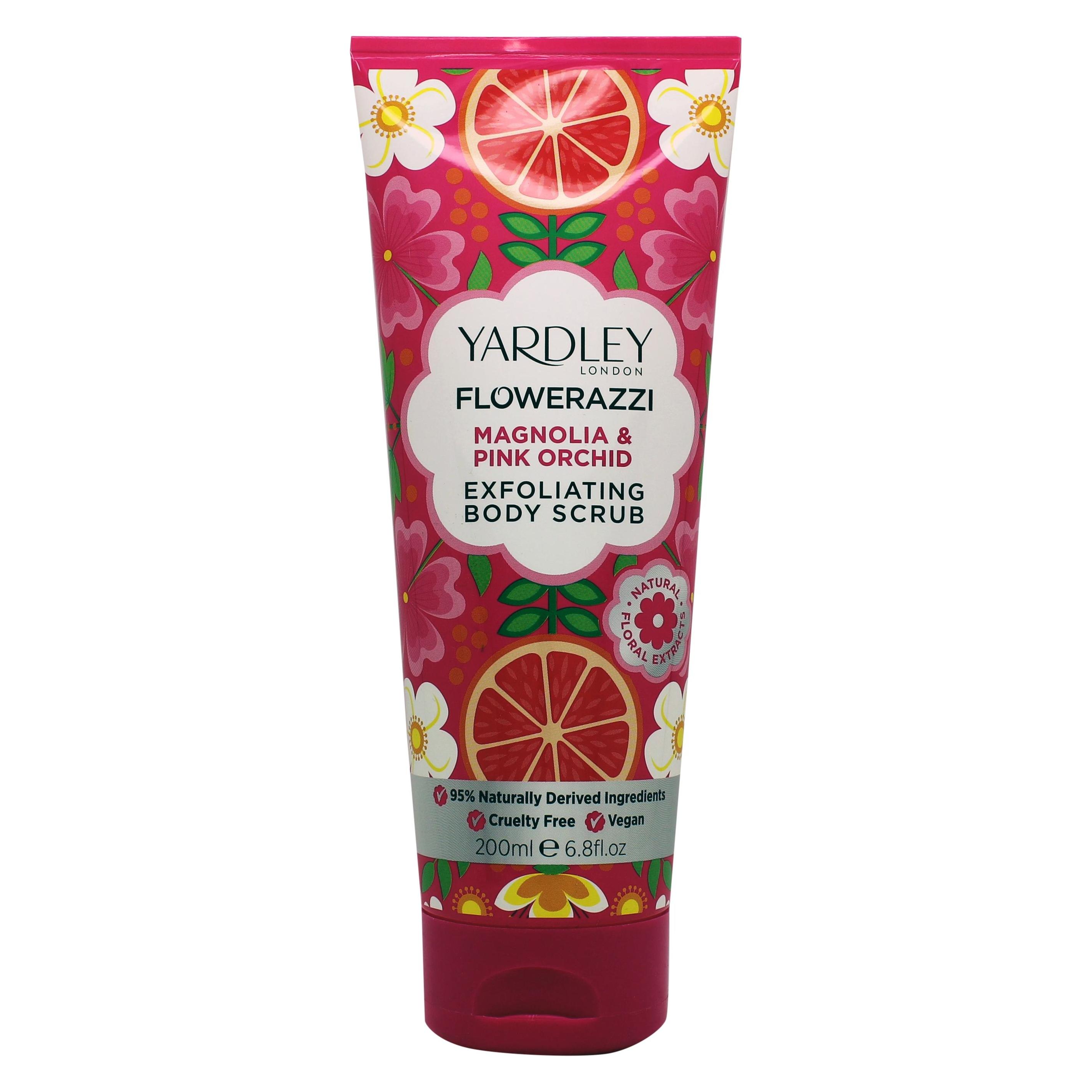Yardley Flowerazzi Magnolia & Pink Orchid Body Scrub 200ml (200 ml) (25008670)