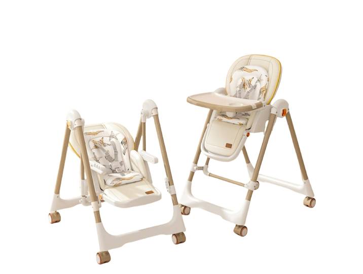 Chaise de Salle à Manger Légère et Pliable pour Bébé, Portable, 2 en 1, à Bascule, Réglable, Recommandée