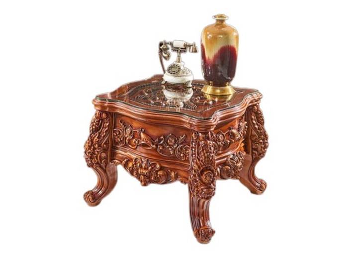 JVmoebel Couchtisch JVMoebel Beistelltisch aus massivem Holz im eleganten Braunton (Packung)