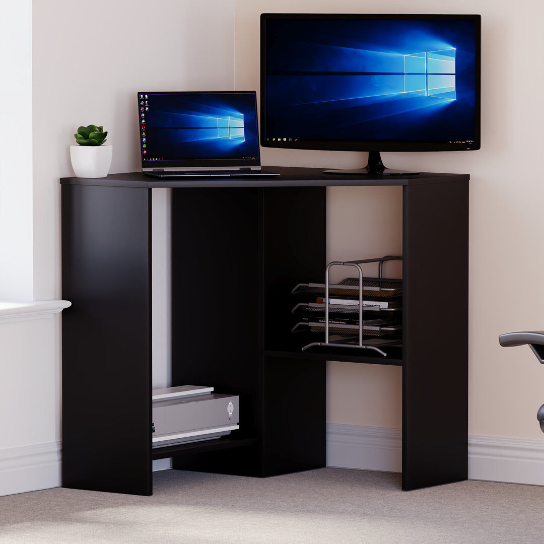 Latitude Run Muskoka Desk Black 72cm x 76cm