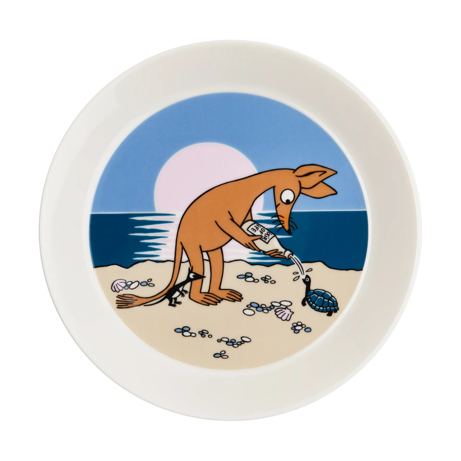 Moomin Arabia Sniff Moomin bord Blauw Ø19 cm