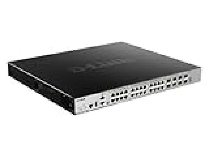 D-Link DGS-3630-28PC/SI commutateur réseau Géré L3 Gigabit Ethernet (10/100/1000) Connexion Ethernet, supportant l'alimentation Via ce Port (PoE) Noir, Gris