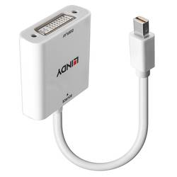 LINDY Monitor Adapter [1x Mini-DisplayPort Stecker - 1x DVI] 38318 0.18 m
