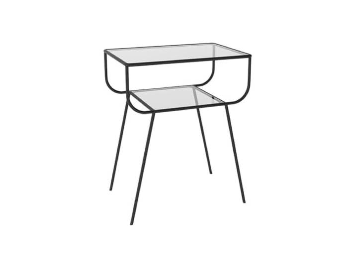 YCCHAH Bett mit Stauraum Nordic Stil Glass Einfacher Nachttisch Schlafzimmer Lagerregal Sofa Beistelltisch Desktop