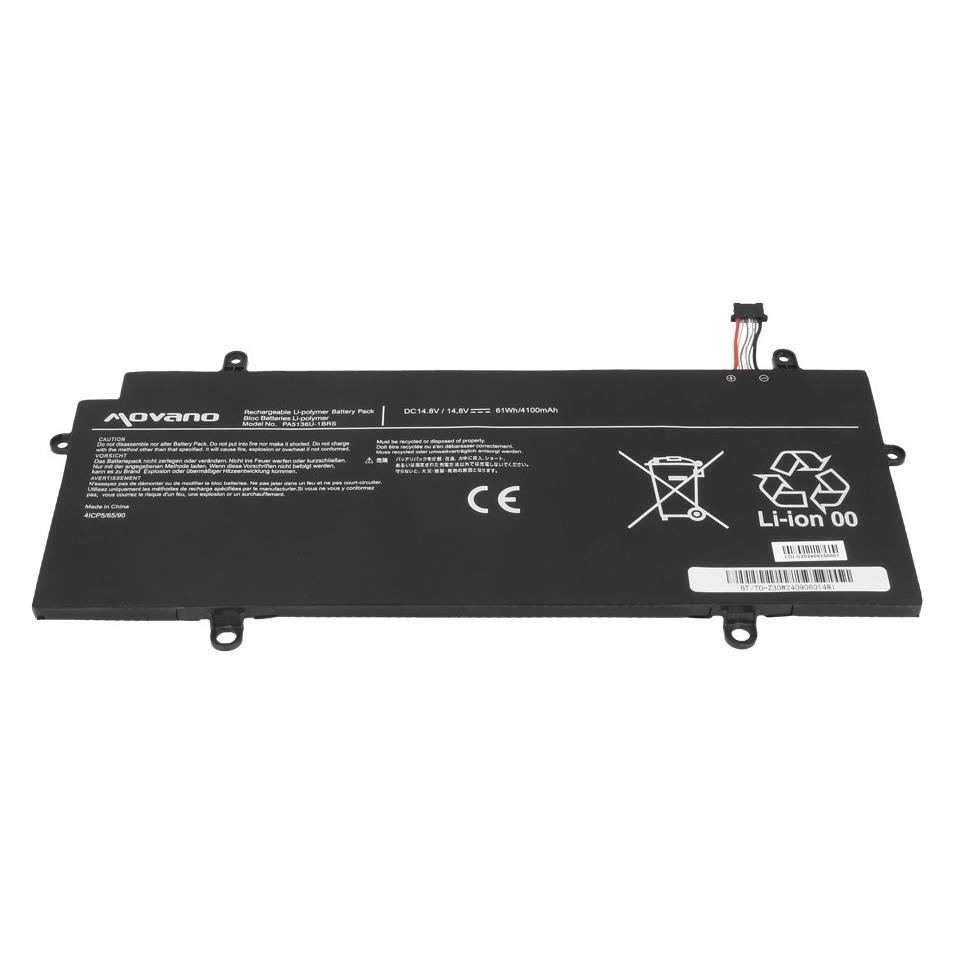 Movano PA5136U-1BRS Batterie für Toshiba Portege Z30 Z30-A Z30-B (6 Zellen, 4100 mAh) (BT/TO-Z30)