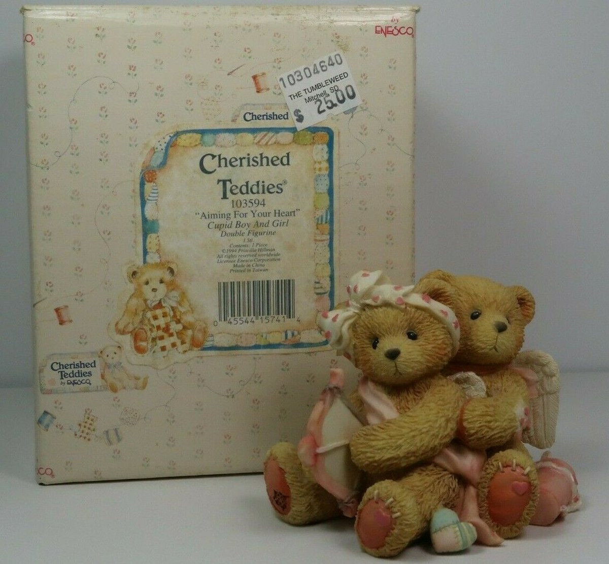 Cherished Teddies Figurine Cupido Bears Richt op je hart