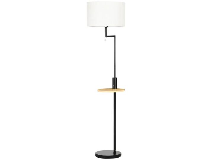 Lampadaire HOMCOM avec tablette\, lampe sur pied de 40 W avec port USB