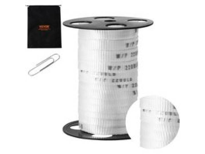 VEVOR Polyester Umreifungsband 998 kgf Zugfestigkeit, Kraftband 33 m x 1,6 cm, Polyesterband, zum Verpacken, Versenden, Festziehen von Ausrüstung, für Heimwerkerarbeiten und Verkabelungen