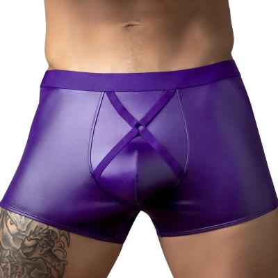 Male Power Purple Rein Crossover Short