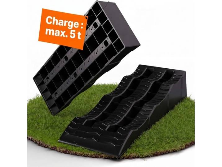 Relaxdays Cales de nivellement, lot de 2
