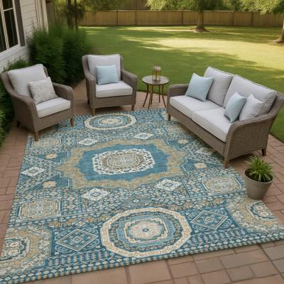 Addison Rugs Machine Washable Indoor/ Outdoor Traditonal Isaiah Chantille Rug