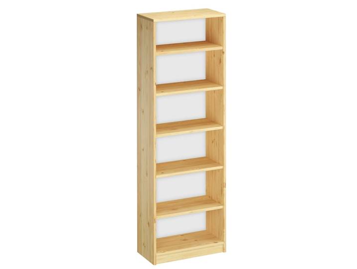 Bücherregal Verschiedene Farben Kiefer Massivholz 180 cm x 60 cm