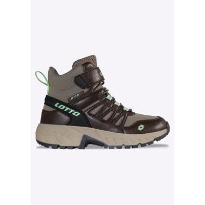 Outdoorschuh LOTTO, Kinder, Gr. 35, braun (braun, taupe), Synthetik, Textil, Schuhe Outdoorschuh, wasserdicht