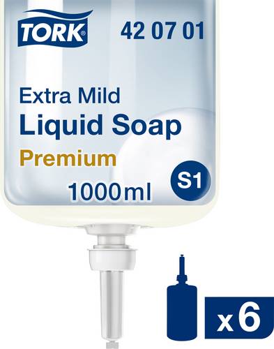 TORK Extra Mild 420701 Flüssigseife 1l 6St.