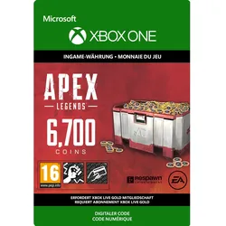 Microsoft Xbox APEX Legends 6700 Coins Download Code, Ingame Währung
