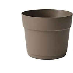 TeraPlast Bloom 29 Pflanzkübel Sand Beige rund 29cm Wasserspeicher Topf