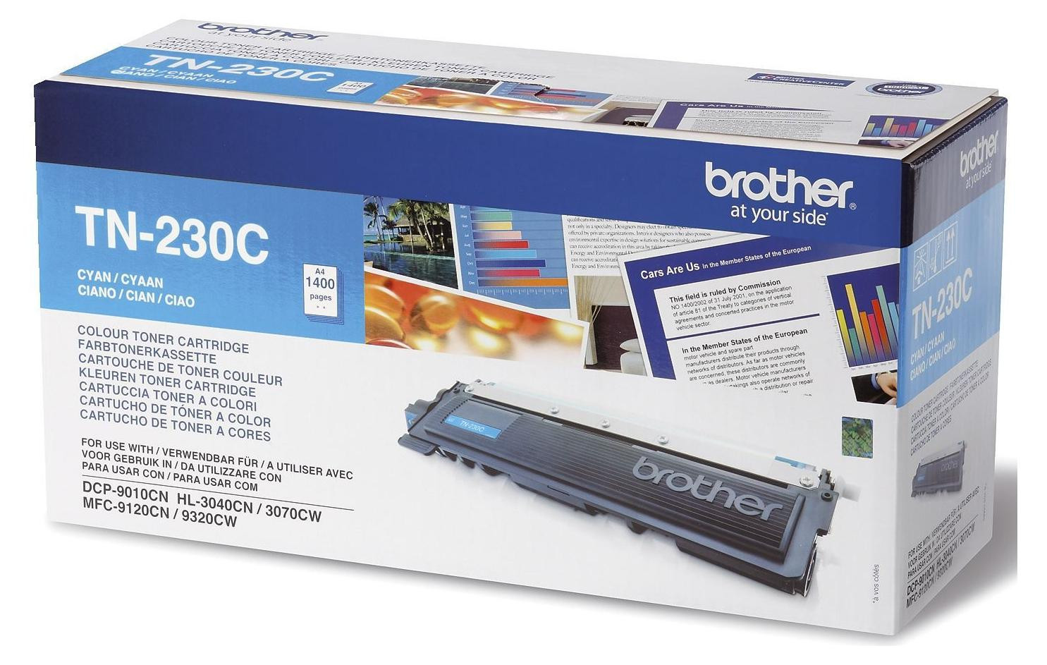 Brother TN-230C tonercartridge, cyaan