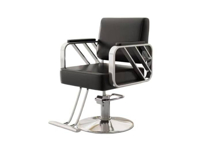 Hydraulischer Friseurstuhl, Salonstuhl mit Fußstütze, um 360° drehbar Multifunktionaler Stuhl für Styling und Haarwäsche – geeignet für Friseure, Barbiere sowie Beauty-, Tattoo(C)
