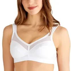 Swegmark BH Net Faitrade Cotton Soft Bra Weiß Ökologische Baumwolle D 80 Damen