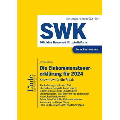 Die Steuererklärungen für 2024 | Band 1, Geheftet von Stefan Menhofer, Linde, 978-3-7073-5187-3