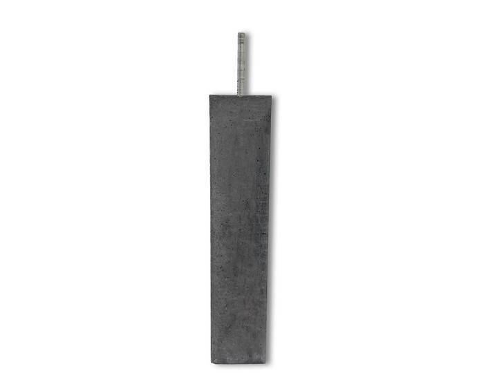 Betonpoer hoog model met facetrand 120x120mm