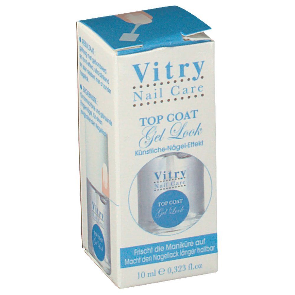 Vitry Top Coat Gel Look 10 ml Nagellack new