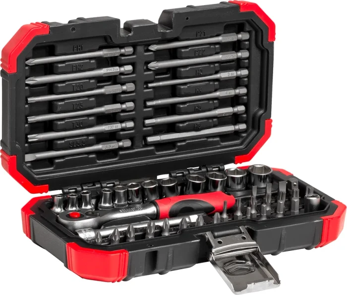 GEDOREred R33003051 Bit-Set, 51-teilig