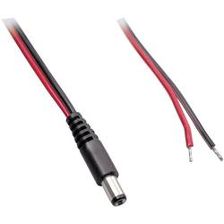 BKL Electronic 075101 Niedervolt-Anschlusskabel Niedervolt-Stecker - offene Kabelenden 5.50 mm 2.10 mm 0.50 m 1 St.