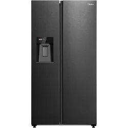 Midea Kühl/Gefrierkombi SbS, Food Center, Schwarz