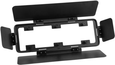 EuroLite LED IP PIX Strobe Barndoor Schwarz