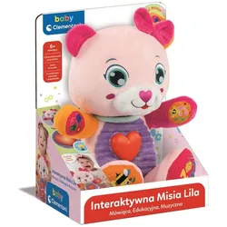 Clementoni Interaktive sprechende Bärin Lila Polnische Sprache - 50387