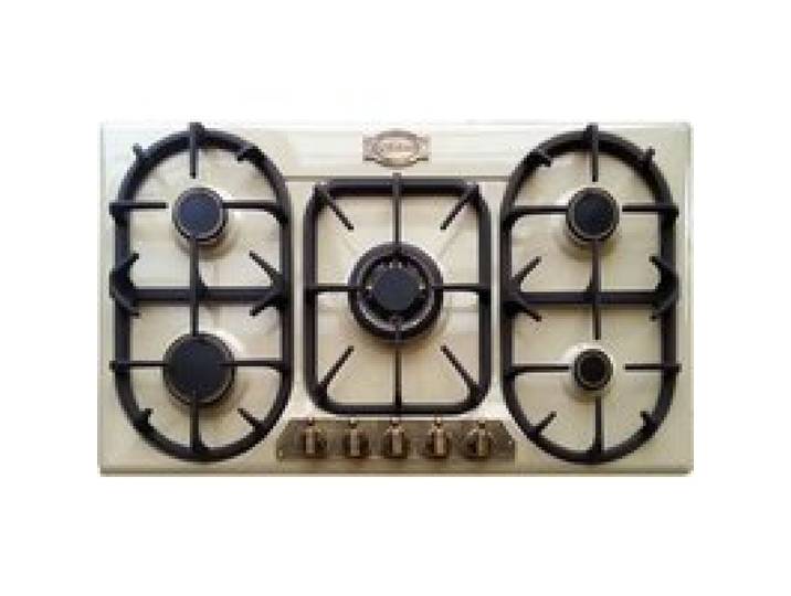 Plaque de cuisson à gaz encastrable - KAISER - KG 9325 ElfEm - 90 cm - 5 feux (Turbo) - Style Empire ivoire