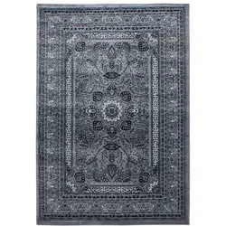 TEPPICH Kurzflor TANNHEIM in Grau, orientalisch, 160 x 230 cm
